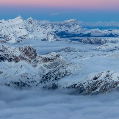 4. Platz: Sepp Hackhofer - Berge im Schnee
